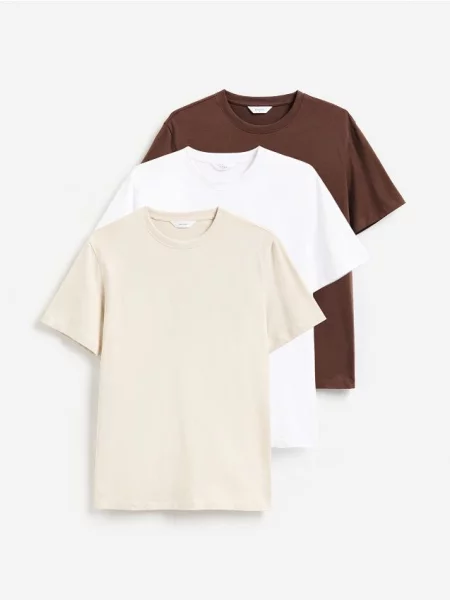 Reserved Tricou clasic 3 bucăți multicolor