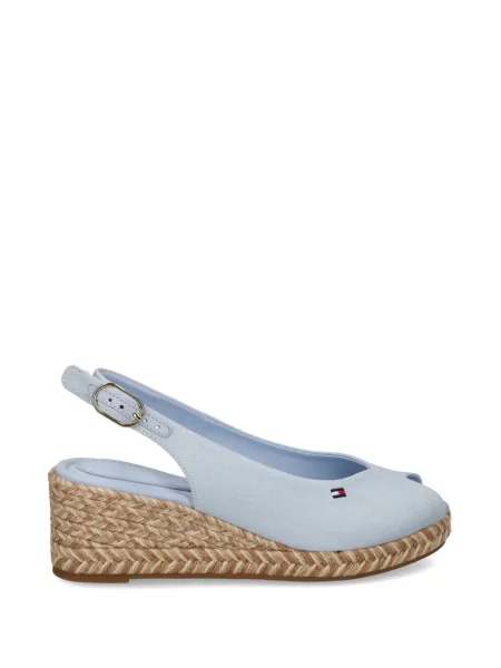 Sandale Tommy Hilfiger cu pană cu cataramă albastru