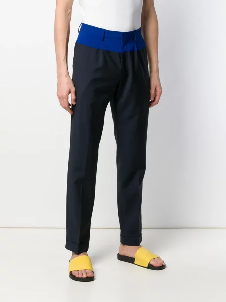 Pantaloni Tommy Hilfiger albastru