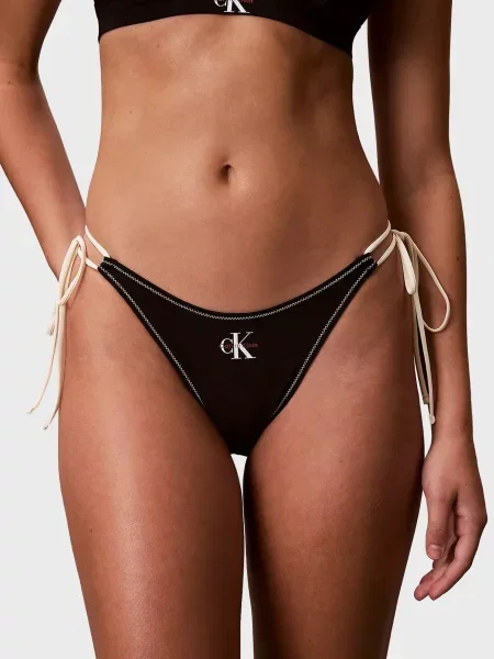 Труси Calvin Klein на завʼязках чорні