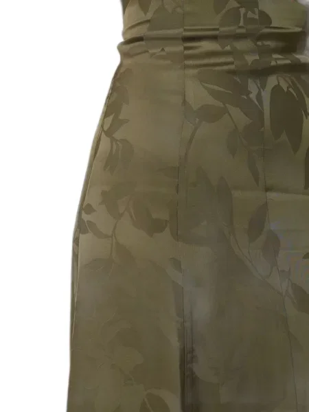 Rochie maxi Armani Exchange din satin verde