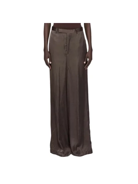 Spodnie Rick Owens brązowe