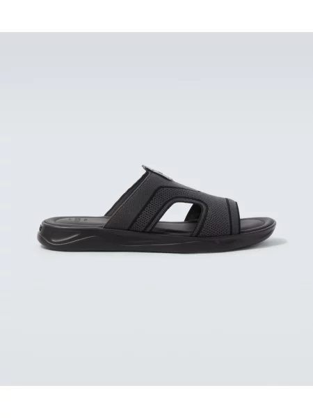 Sandale Berluti din piele gri