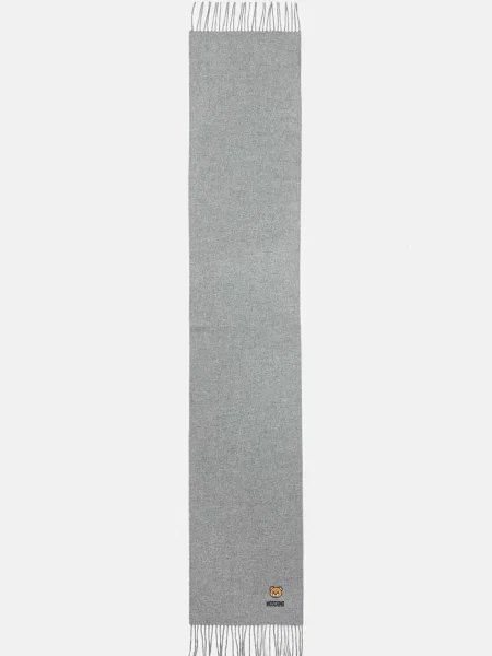 Szal Moschino wełniana szara