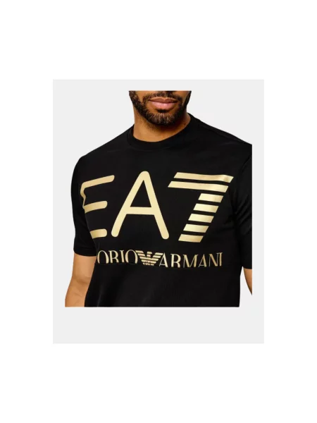 Tričko Ea7 Emporio Armani černé