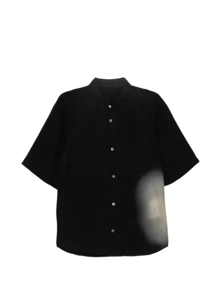 Gulerat tricou polo Croquis cu mâneci scurte negru