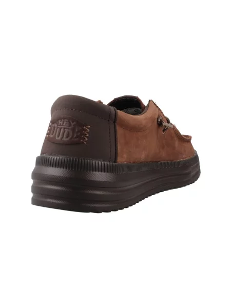 Pantofi Heydude din piele maro