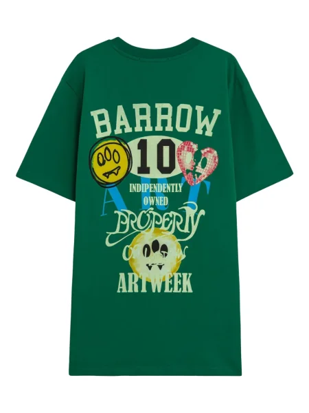 Tricou Barrow cu imagine verde