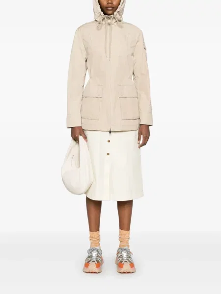 Fustă midi Moncler până la genunchi