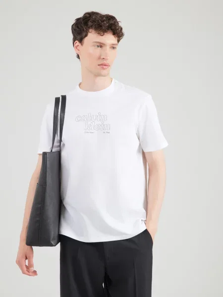 Calvin Klein Jeans Póló fekete fehér