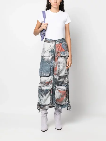 Briaunotas marškinėliai Isabel Marant balta