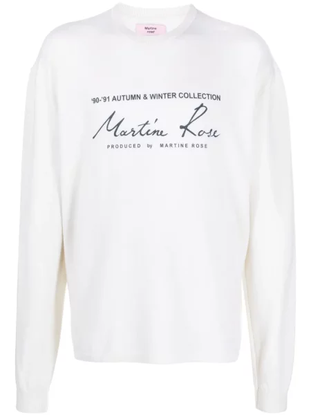 Dukserice Martine Rose s printom bijela