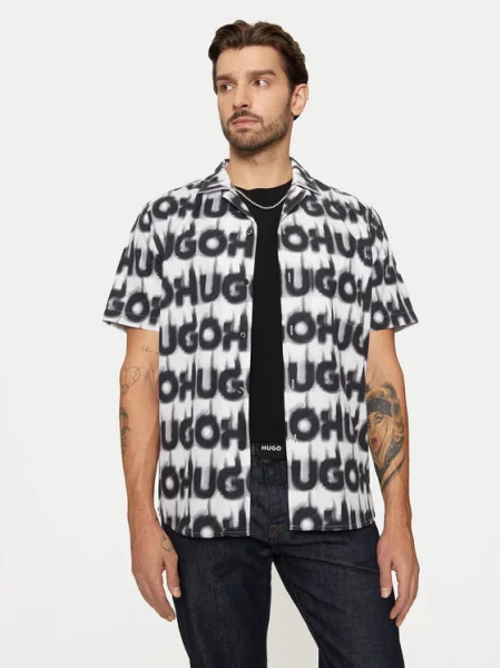 Hugo Cămașă Ellino alb