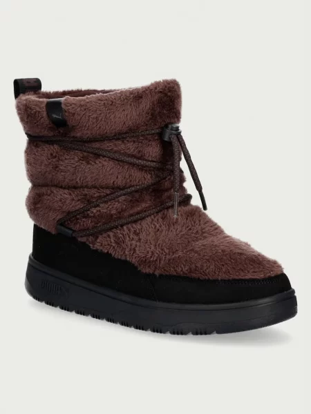 Puma Snowbae Suede Wns μπότες χιονιού Γυναικεία καφέ