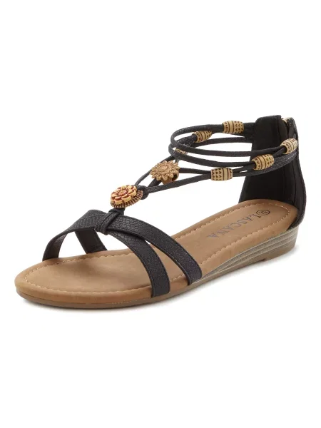 LASCANA Sandale negru