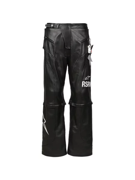 Pantaloni Alpinestars din piele negru