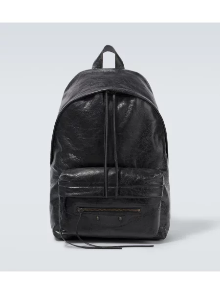 Rucsac Balenciaga din piele negru