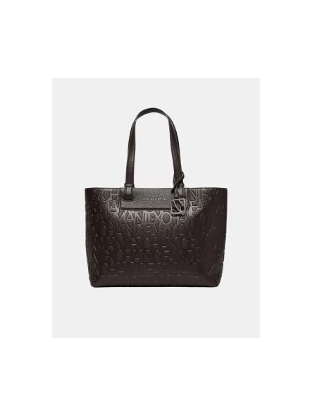 Kabelka Armani Exchange hnedá