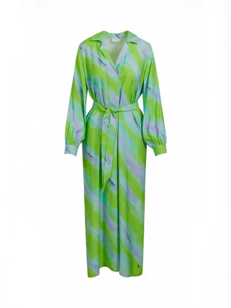 Coster Copenhagen Rochie Long verde