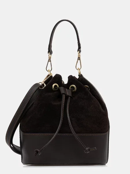 Geanta de piele Answear.lab din piele maro