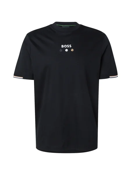 BOSS GREEN Tricou TEE BOSS OPEN 25 | stretch negru