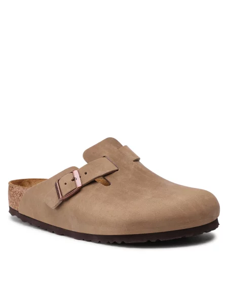 Natikači Birkenstock Boston Bs Tabacco Brown bež