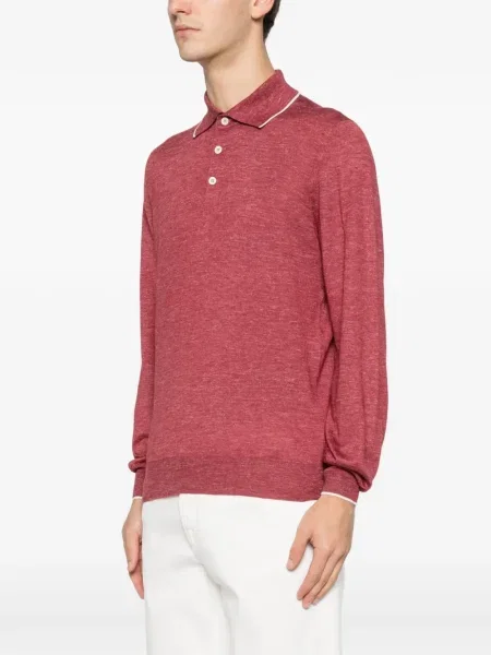 Polo Brunello Cucinelli roșu