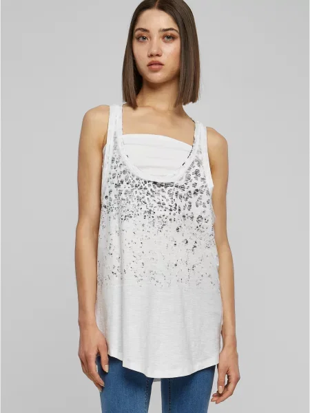 Podkoszulka Urban Classics z nadrukiem szara