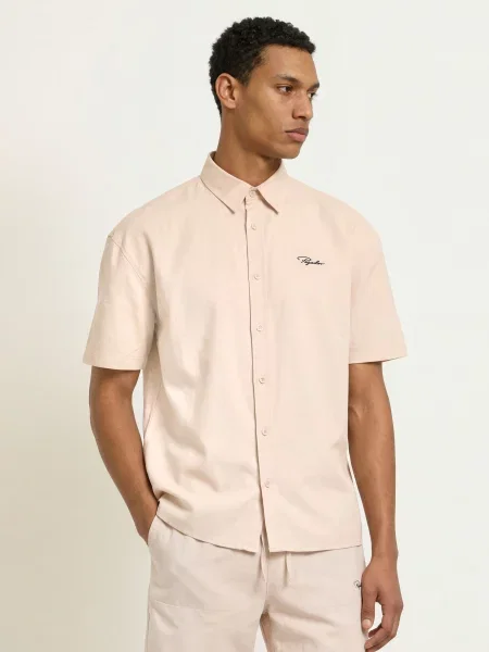 Pegador Košile S Krátkým Rukávem Pelago Comfort Fit krémová