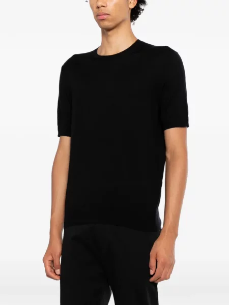 Scurt tricou Tom Ford tricotate negru
