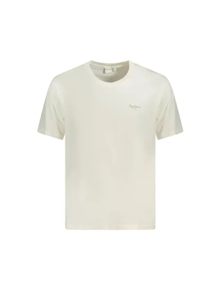 Koszulka Pepe Jeans ze spandexu biała
