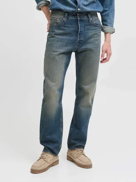 JACK & JONES Jeans JJICHRIS JJCOOPER denim albastru