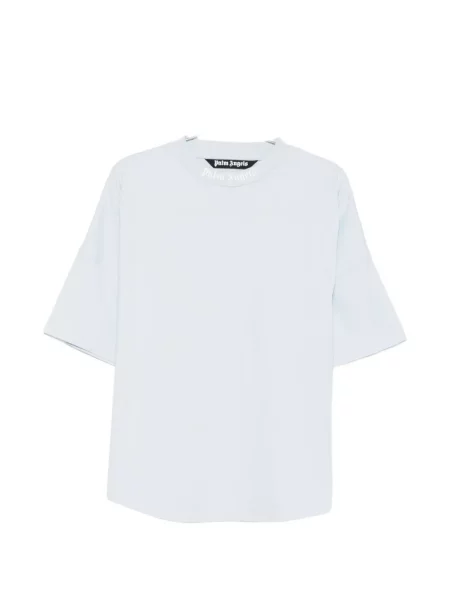 Tricou Palm Angels cu imagine albastru
