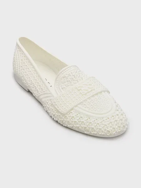 Лоферы Casadei белые