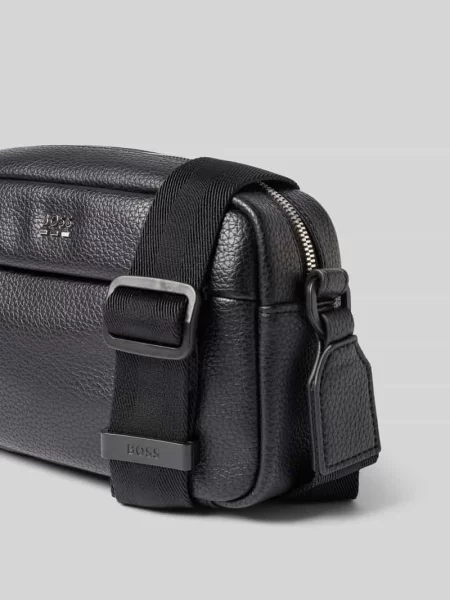 Torba na ramię z detal z logo model Ray EVO_EW Crossbody' Boss czarna