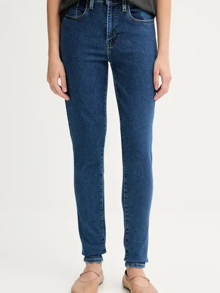 Дънки Levi's HIGH RISE SKINNY синьо