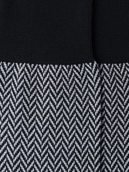 Șosete Hackett London din jacard cu model herringbone albastru