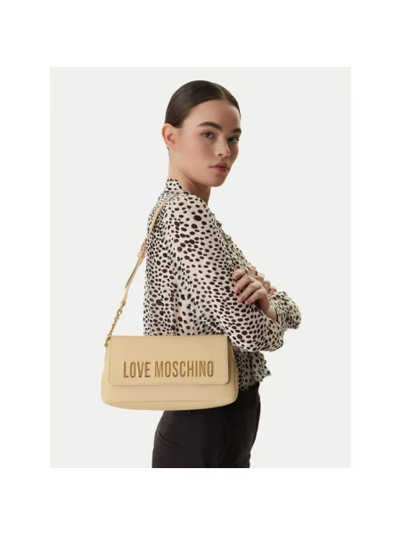 Torebka LOVE MOSCHINO beżowa