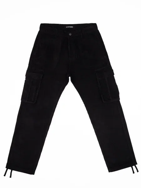 2Y Studios Pantaloni cu Luki' negru