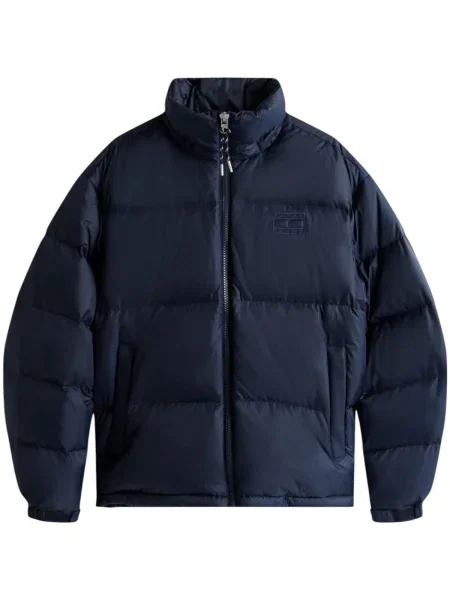 Geacă cu puf Tommy Hilfiger albastru