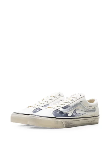 Fűzős csipkés sneaker Vans Old Skool fehér