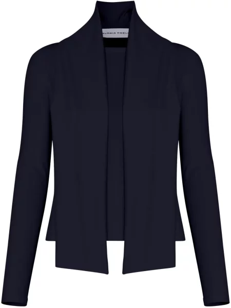 Długa koszula Gloria Coelho z długim rękawem czarna