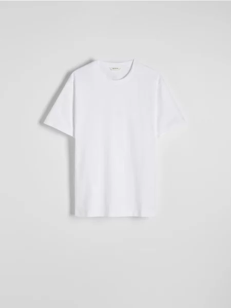 Reserved tričko regular fit biela