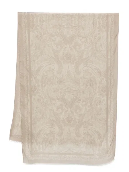 Fular Etro cu model paisley din jacard