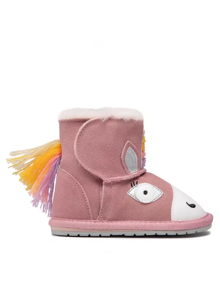 Μπότες Χιονιού EMU Australia Magical Unicorn Walker ροζ