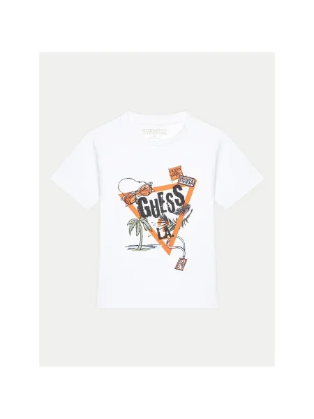 Guess Póló Regular Fit fehér