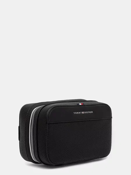 Geantă pentru cosmetice Tommy Hilfiger Th Central Washbag negru
