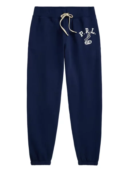Tricou Polo Ralph Lauren din piele cu broderie în carouri maro