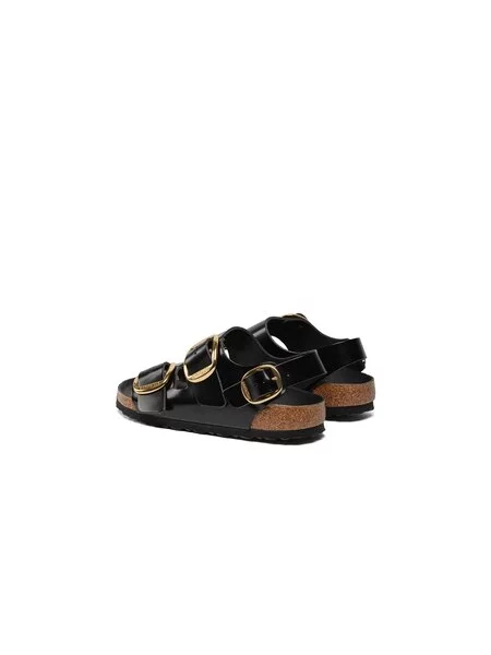Szandál Birkenstock Milano Big Buckle fekete