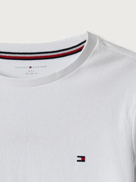 Тениска с дълъг ръкав Tommy Hilfiger бяло